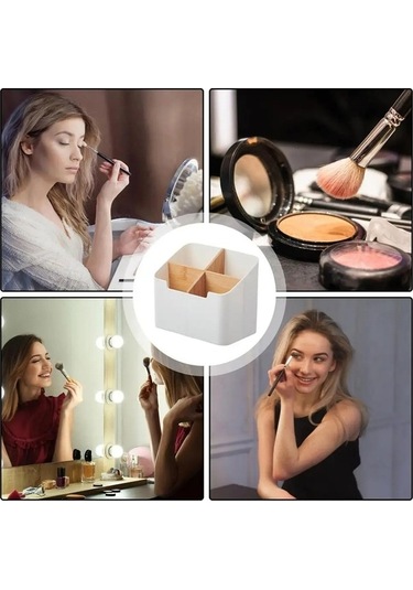 Createtech Depolama Kutusu Tv Klima Uzaktan Kumanda Düzenleyici Beyaz