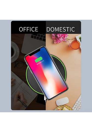Konesam X251-b Siyah Masaüstü Kablosuz Şarj Cihazı - 10w/7.5w Hızlı Şarj, İphone/samsung Uyumlu, Kılıf İle Direk Şarj, Çoklu Koruma Fonksiyonları