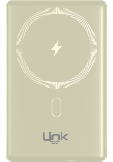Linktech Wp15 Premium 5000 Mah 15w Kablosuz Şarj Powerbank Gold