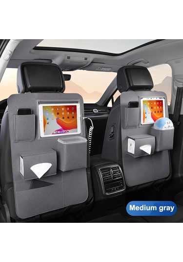 Xuweiwei Black Universal Araç Koltuğu Düzenleyici Çok Cepli Dayanıklı Depolama Çantası