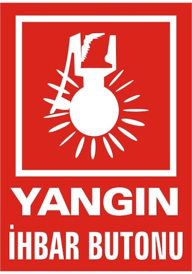 Yangın Ihbar Butonu Levhası