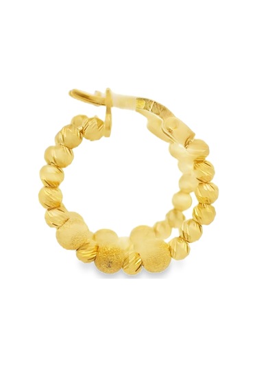 Cigold Taşsız Küpe 14 Ayar Altın 3.80 Gr Oa-k1tb01029347 Renkli