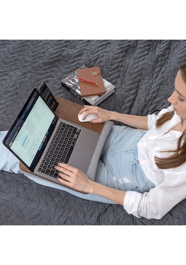 Vigo Wood - Minderli Laptop Sehpası 13" Ve 15.6"