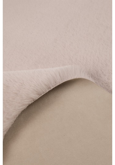 Tavşan Tüyü Dekoratif Ultra Yumuşak Post Peluş Kaymaz Halı Vizon