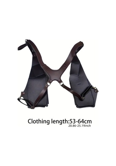 Willowhaven Vintage Kolçak Askılı Erkek Ve Kadın Outdoor Kare Sırt Çantası Koyu Kahverengi