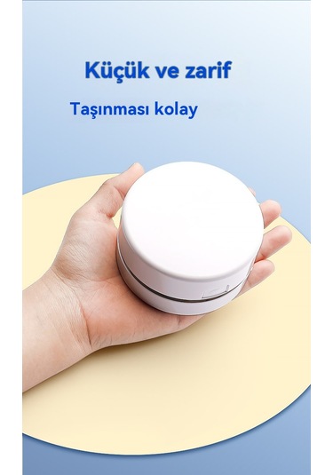 Jifan Masaüstü Elektrikli Süpürge Mavi