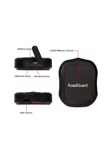 Roadguard 10 Bin Mah Gps Otomobil Motosiklet Araç Takip Cihazı Canlı İzleme