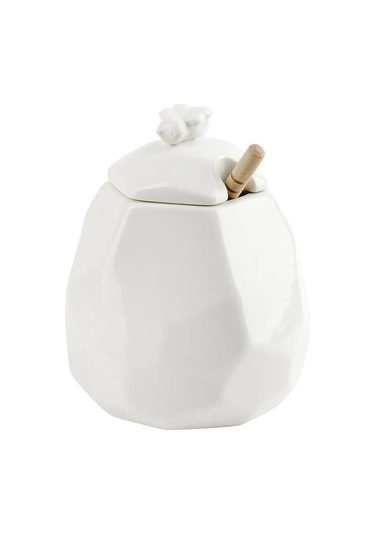 Nouvelle Naturel Kaşıkla Bal Kavanozu, 500 Ml 163874530 Beyaz