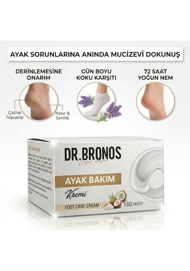 Dr. Bronos Bitkisel Ayak Bakım Kremi 150 ML