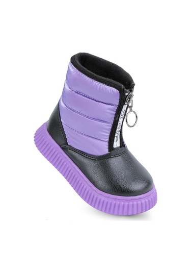 Kaptan Junior Kız Bebek Çocuk Botu Ortopedik Kaymaz Taban Barznk 560 Mor