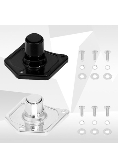 Harley Motosiklet Modifikasyonu Marş Anahtarı Solenoid Valf Kapağı İçin Siyah Siyah