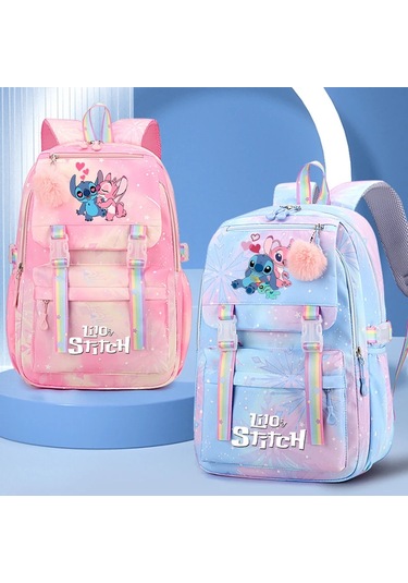 Stitch Kadın Sırt Çantası Erkek Kız Gizli Sakli Konusmalar Çanta Çok Renkli