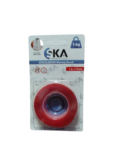 Sağlam Ka Çift Taraflı Bant Şeffaf Nano 19mmx1m