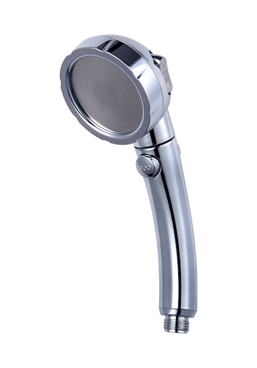 Konesam Chrome Plated El Tipi Duş Başlığı: Tek Tuşla Suyu Durdur, 3 Fonsiyonlu, Yüksek Basınçlı, Aynızamanda Sprey Olarak Kullanıma Uygun, Evrensel 4 Parça Bağlantı Diğer