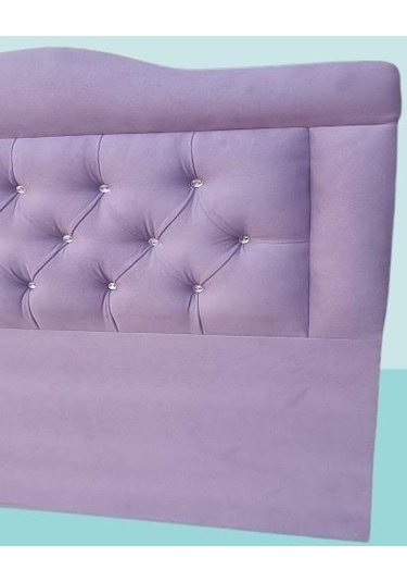 Bengi Ticaret Dk El Yapımı Tay Tüyü Kumaş Tek Kişilik Başlık Açık Mor 90