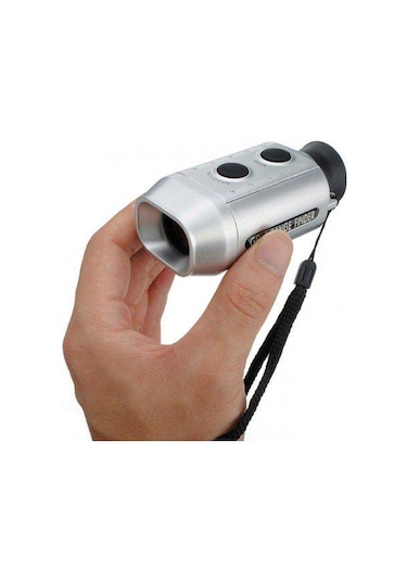 Nikula Dijital Mesafe Bulucu Dürbün 7x18 Golf İçin Golfscope Gümüş
