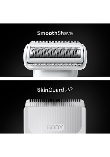 Braun Vücut Tıraş Makinesi Series 7, +6 Aksesuar, Kompakt, Smartlight, Bg7550 90 Dak