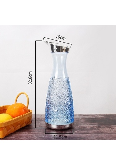 Dancemonkey Elmas Dokulu Meyve Suyu Sürahisi Kırılmaya Dayanıklı Home Suyu Fıçı