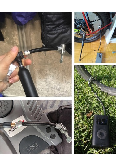 Padalink 10cm Motosiklet Lastik Pompası Hortum Bağlantı Adaptörü - Hızlı Ve Pratik Basınç İşlemi