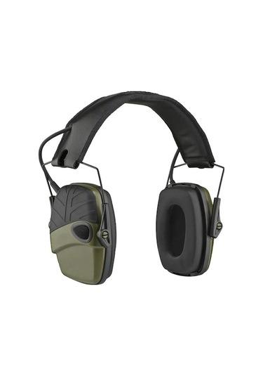 Outdoor Hunting Tactical Noise Reduction Earphones Electronic Shooting Earmuffs Hearing Protection Earphones Foldable, Green - Çok Renkli