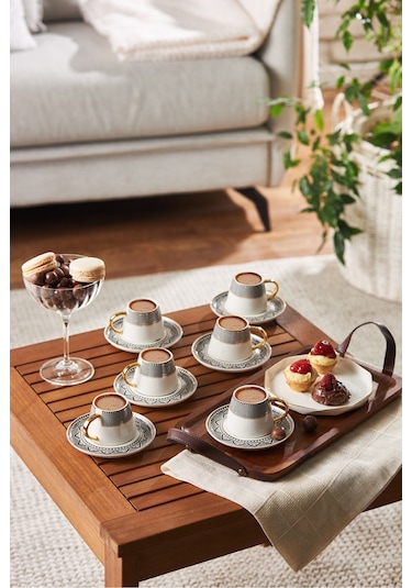 Karaca  Globe 6 Kişilik Kahve Fincanı Takımı 80 ml