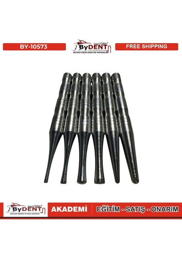 Pdr Boyasız Göçük Düzeltme Özel Tasarım Metal Damar Kırma 6 Lı Set
