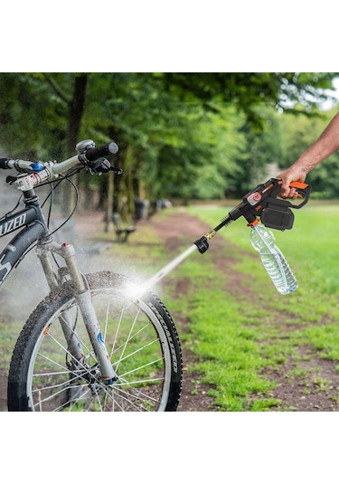 Worx WG633E 20V 4.0Ah Li-ion 56 Bar Kömürsüz Basınçlı Yıkama Tabancası + 2 Parça Yıkama Seti