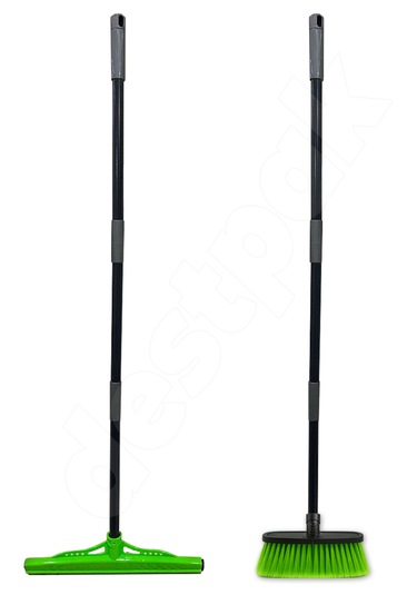 Fırça Çekpas Seti - Demonte Sap - Ev Fırçası Ve Yersil - 110 Cm Sap - Kaliteli Sap - Kaliteli Başlık