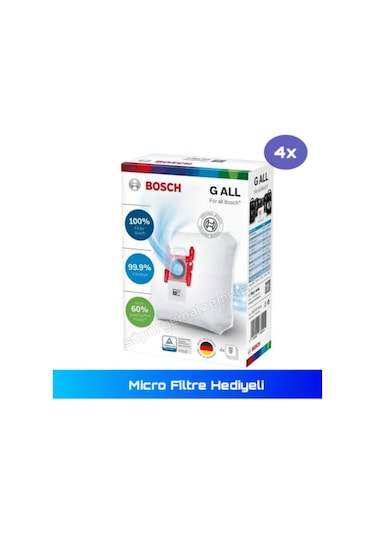 Siemens Vs Z6Gp... Green Power Toz Torbası 4 Adet (444099224)