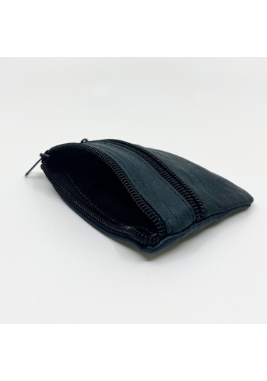 Hakiki Deri Bozuk Paralık Koyu Lacivert