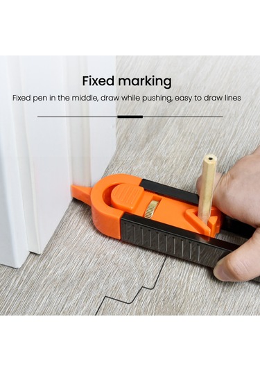 Geevorks Ağaç İşleme Ölçme Kontur Ölçer Kilitli Çok Fonksiyonlu Çok Renkli