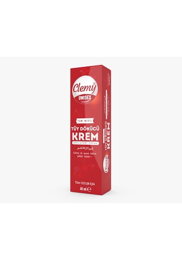 Clemy Unisex Tüy Dökücü Krem 40 ML