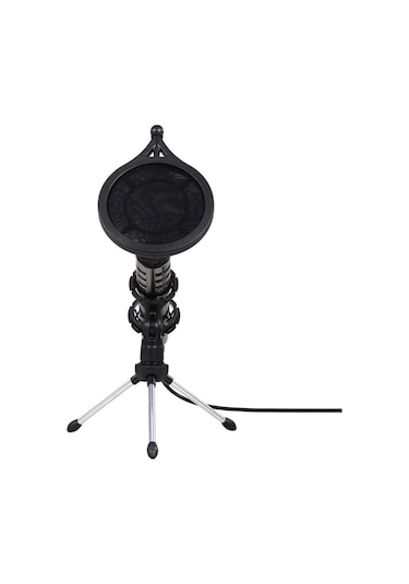 Mufunye Çok İşlevli Kondansatör Mikrofon Kayıt Mikrofonu Kiti 3.5mm Cep Telefonu Bilgisayar Karaoke Ses Mikrofonu Tripodlu