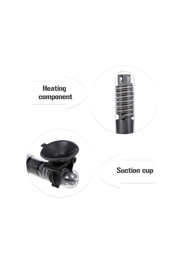 Ranyeek Küçük Akvaryum Isıtıcı 50w Abd Standardı - Suda Su & Tuzlu Su Uyumlu, Sıcaklık Ayarlanabilir, 30-40 Cm Akvaryumlar İçin