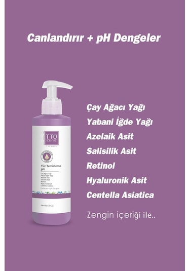 Tto Clinic Yüz Temizleme Jeli 200 ML