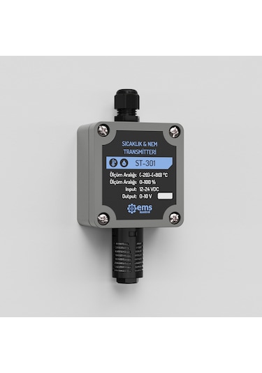 Ems Kontrol - Sıcaklık Nem Transmitteri 4-20 Ma / 0-50 C