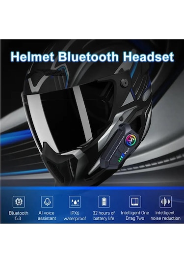 Prepare Y10 Bluetooth 5.0 Motosiklet Kulaklık
