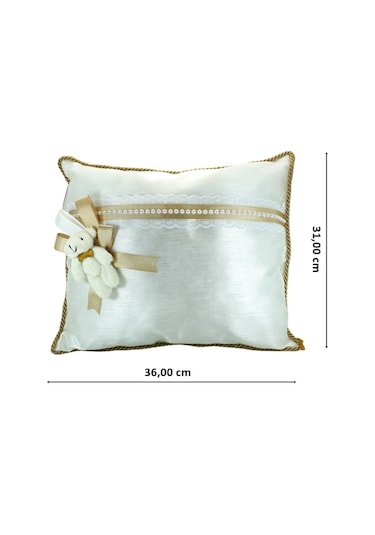 Süslebabypartystore Ipek Kumaş, Ayıcıklı Takı Yastığı Çok Renkli