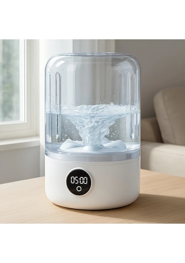 Fochsia Beyaz 4000mah Usb Şarjlı Mini Çamaşır Makinesi