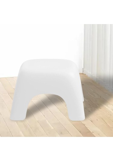 Suntek Magideal Basit Küçük Ev Yuvarlak Ve Banyo Oyun Odası Beyaz