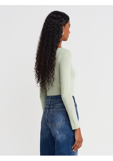 Dilvin 72041 File Yıkama Tint Denim Pantolon-tint Tint