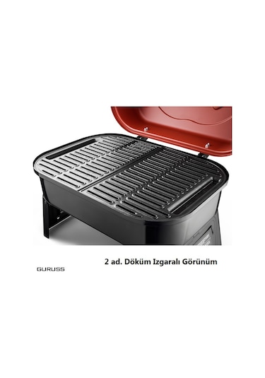 Döküm Izgara-Guruss Go & Grill Uyumlu İkinci Izgara Hariç