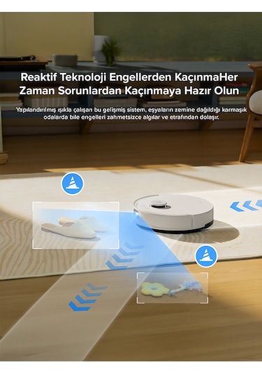 Roborock Q8 Max Pro Akıllı Robot Süpürge  Beyaz