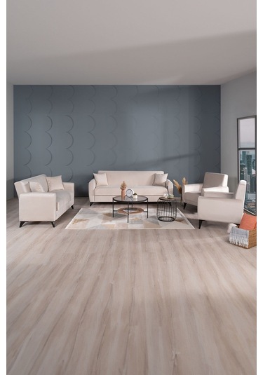 Kilim Mobilya Dove Yüksek Ayaklı 3 2 B B Koltuk Takımı Krem