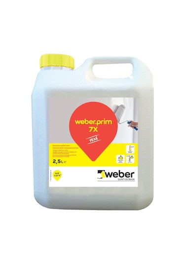 Weber Weberprim 7X Konsantre Şeffaf Astar 2,5 Lt
