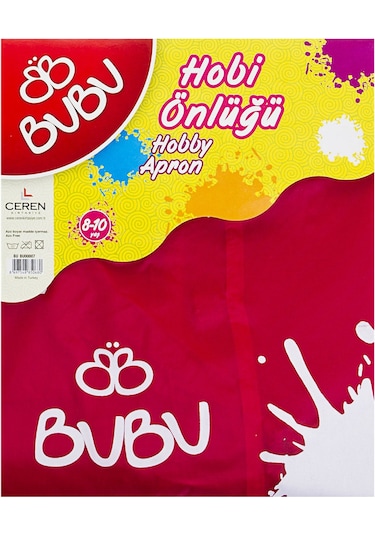 Bu-Bu Boyama Önlüğü 8-10 Yaş Bubu00007