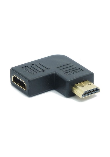 Hdmı Erkek Hdmı Dişi 90 Derece Yüksek Çözünürlüklü Adaptör