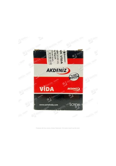 Akdeniz Sık Diş Sivri Uçlu Alçıpan Vida 3.5X25 1000 Adet