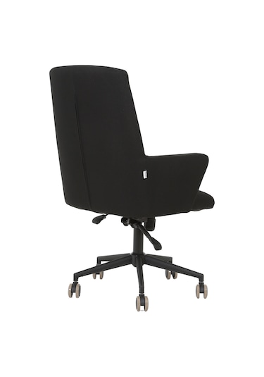 Hunt Mobilya Vaga Siyah Kumaş Ofis Çalışma Koltuğu