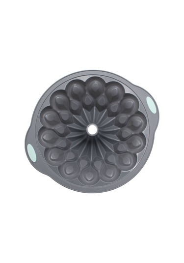 Yuvarlak Kek Kalıbı Silikon Kek Kalıbı Yapışmaz Kek Tavası Pişirme Kalıbı Gri